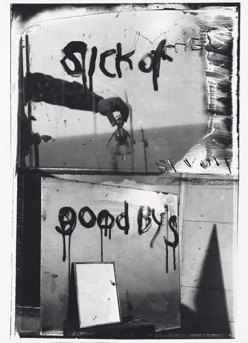 Sick of Goodby's by Robert Frank, photograph, 1978