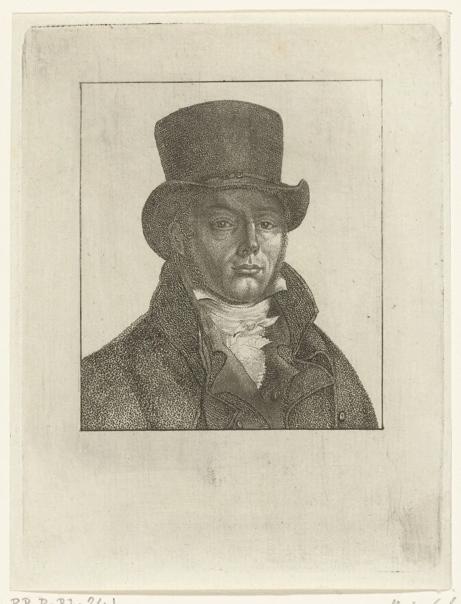 Portret van Jacob Ernst Marcus by Ernst Willem Jan Bagelaar, print, 1798-1826