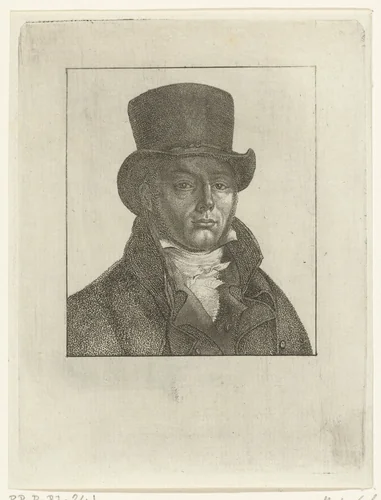 Portret van Jacob Ernst Marcus by Ernst Willem Jan Bagelaar, print, 1798-1826