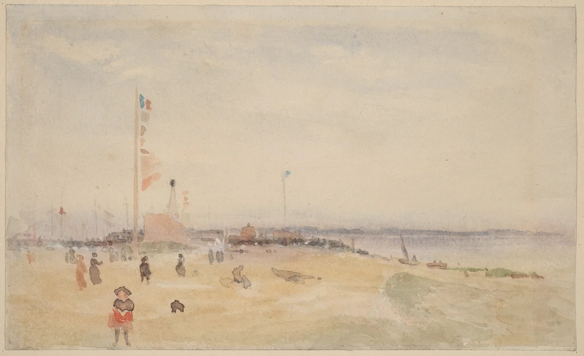 Pourville-sur-Mer by Anonymous Artist
James McNeill Whistler, drawing, 1834-1903