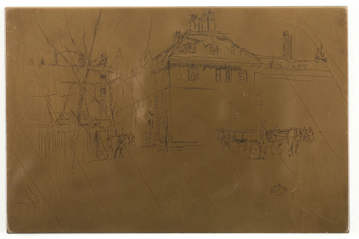 The Temple by James McNeill Whistler, metalwork, 1880-1881