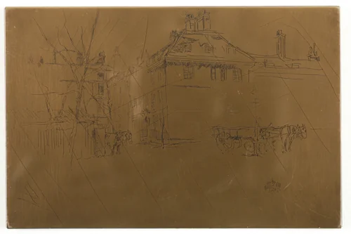 The Temple by James McNeill Whistler, metalwork, 1880-1881