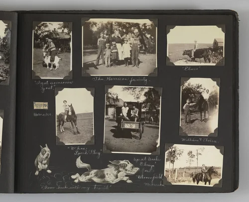 The Story of my Life and Friends as Told by Snapshots from Fourteen On by Blanche Parker, photograph, 1916