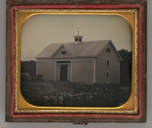 Untitled (Barn) by John McElroy, photograph, 1851