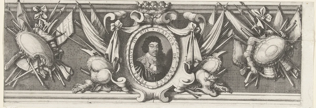 Beleg van Saint Martin op het Île de Ré, juli-november 1627 (randwerk, deel middenonder) by Michel Lasne, print, 1629-1631