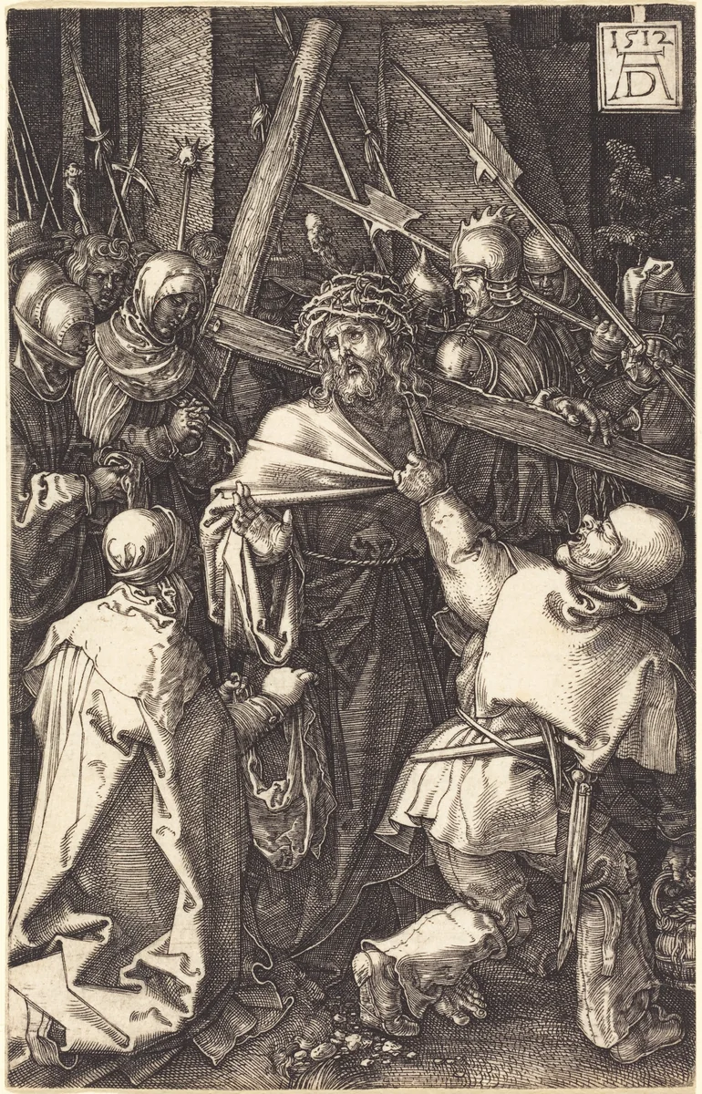 Christ Carrying the Cross by Albrecht Dürer, print, 1512