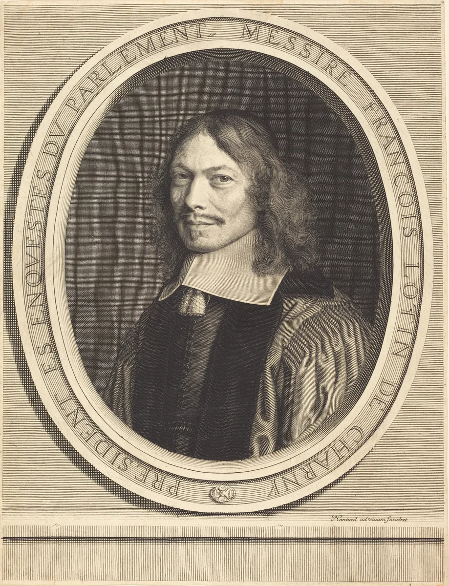 Francois Lotin by Robert Nanteuil, print, 1657