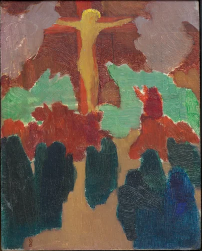 The Orange Christ by Maurice Denis, painting, 1889