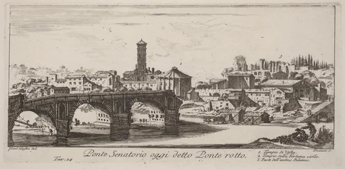 Ponte Senatorio oggi detto Ponte Rotto by Giovanni Battista Piranesi, portfolio, 1748