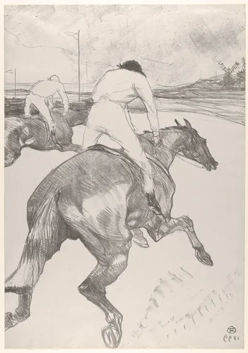 The Jockey by Henri de Toulouse-Lautrec, print, 1899