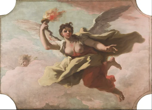Aurora by Giovanni Antonio Pellegrini, painting, 1718