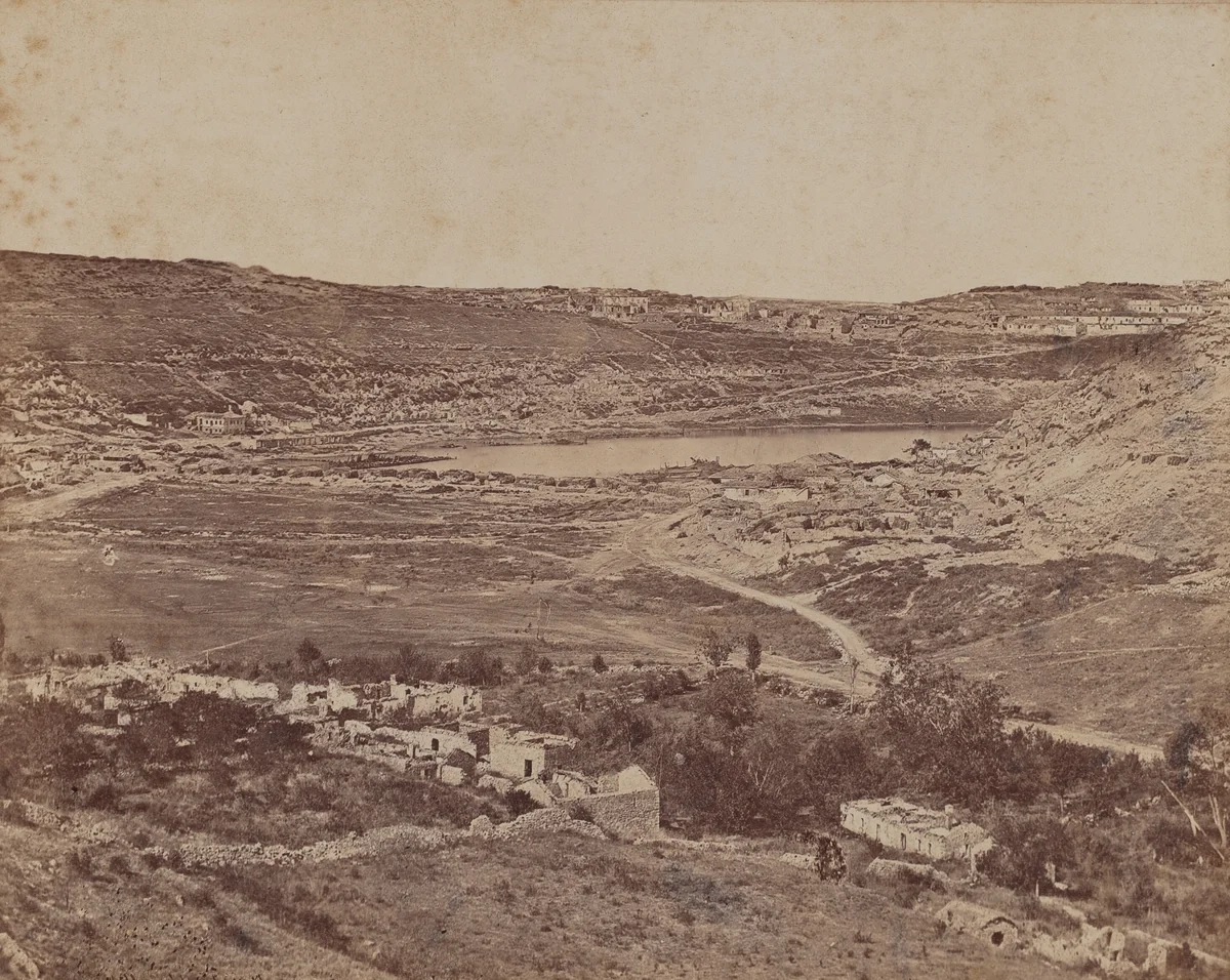 Valley of the Cemetery by James Robertson; Felice Beato, photograph, 1855-1856