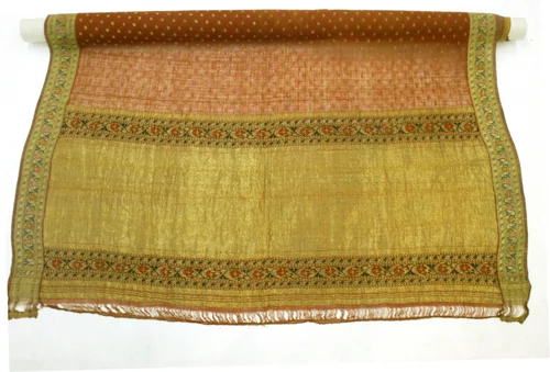 Sari by India, textile, 1875-1900