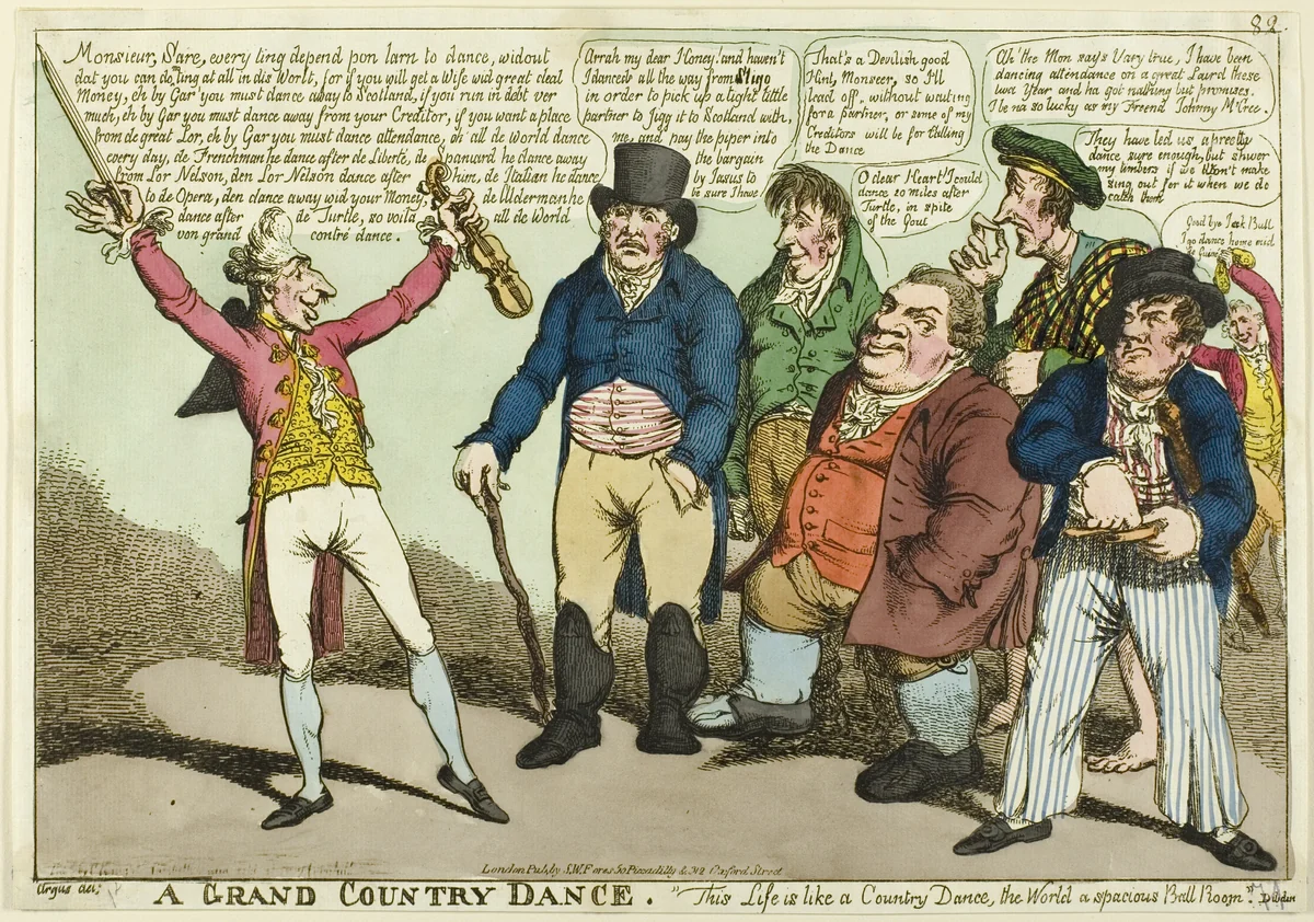 A Grand Country Dance by Charles Williams Argus, print, 1805