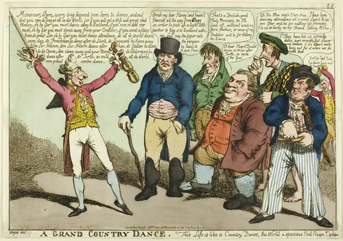 A Grand Country Dance by Charles Williams Argus, print, 1805