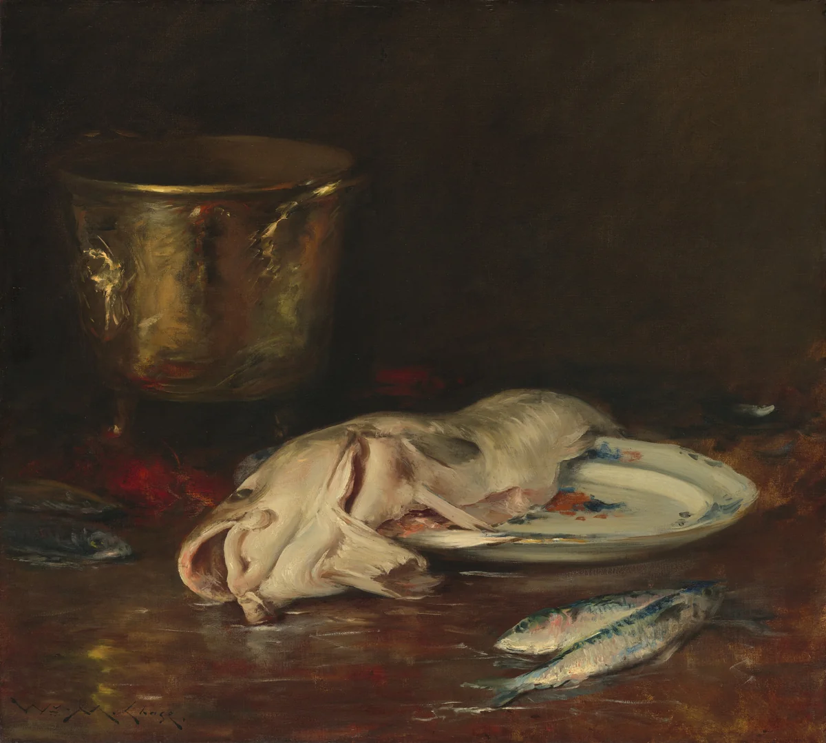 An English Cod by William Merritt Chase, painting, 1904