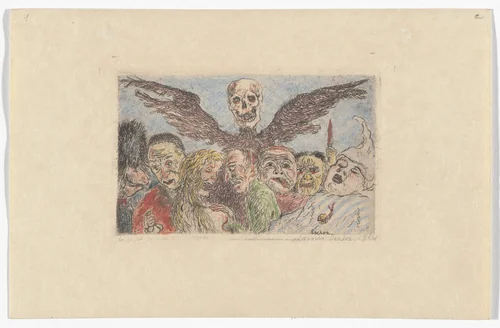 The Deadly Sins (Les Péchés capitaux) by James Ensor, print, 1888