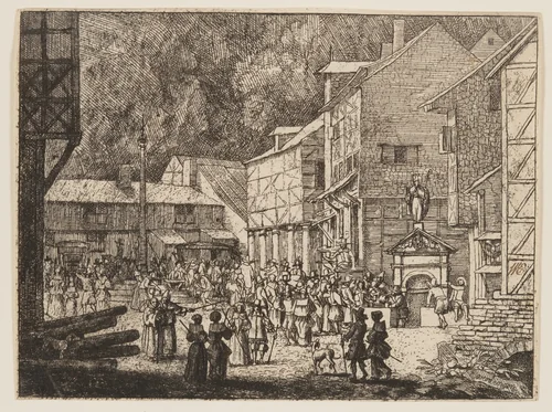 The Second Spring, from the Four Mineral Springs by Allaert van Everdingen, print, 1640-1680