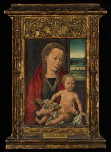 Virgin and Child by Hans Memling, painting, 1490-1494