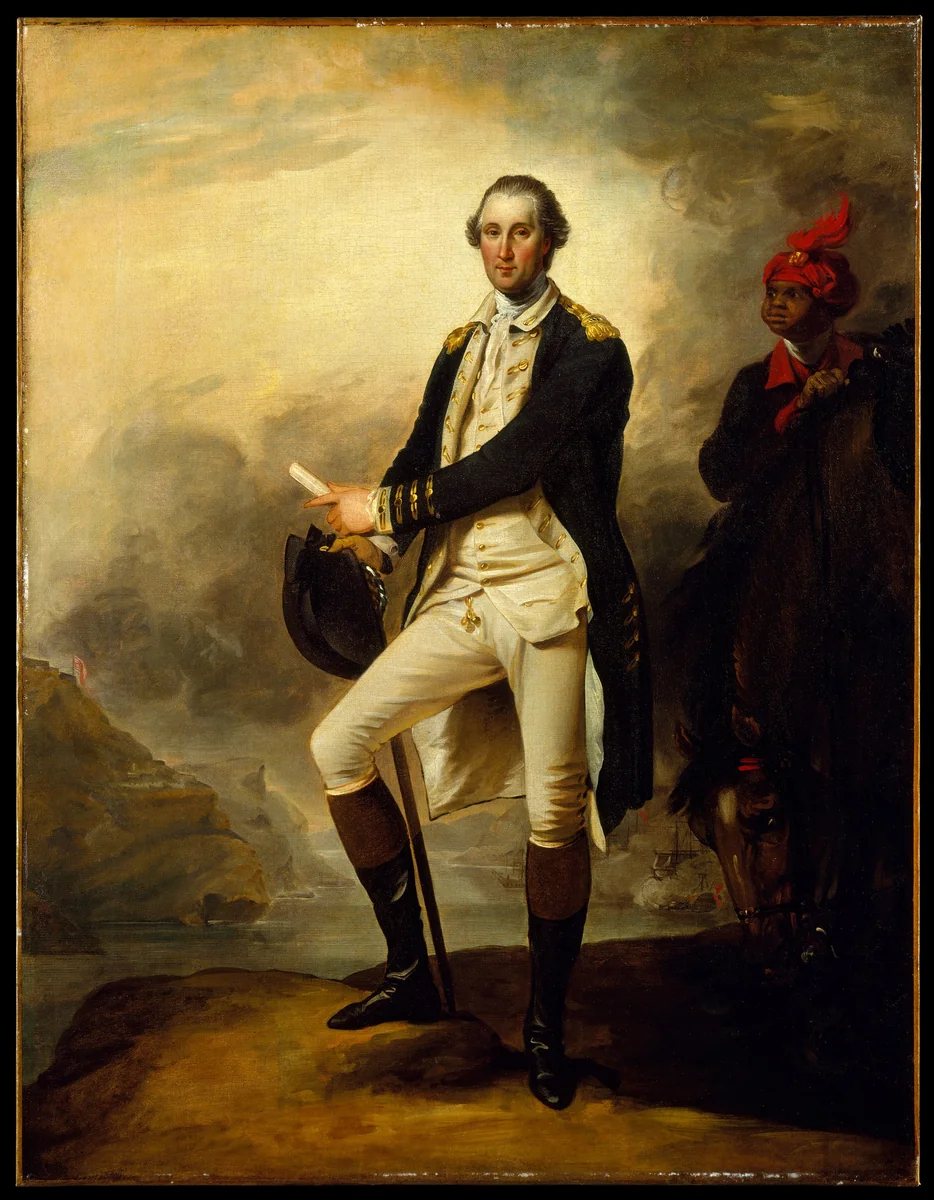 George Washington and William Lee (George Washington) by John Trumbull, artwork, 1780