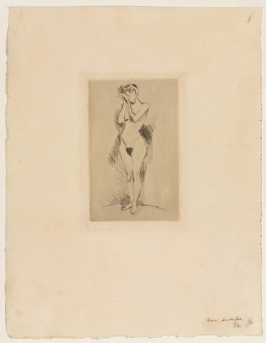 The Weeper (La Pleureuse) by Henri Matisse, print, 1900