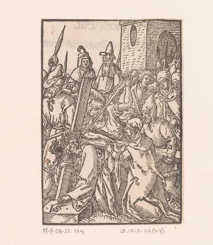 Kruisdraging by Unknown, print, 1552