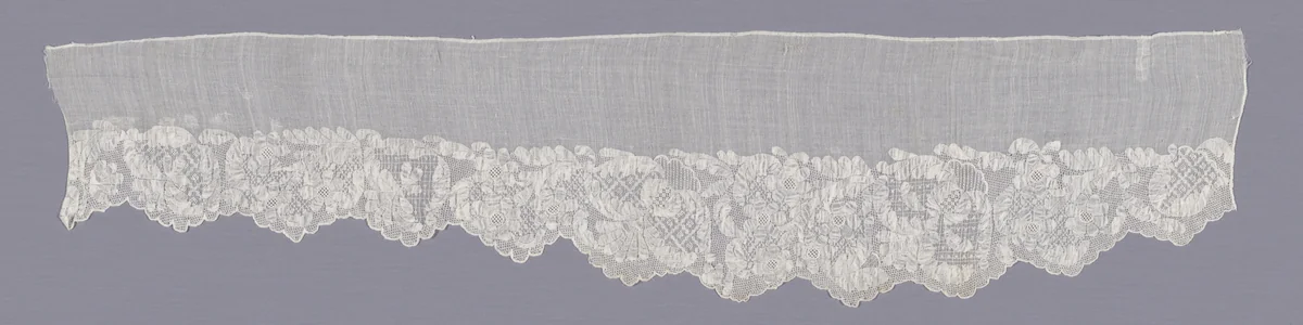 Sleeve Ruffle by France or Germany, other, 1725-1775