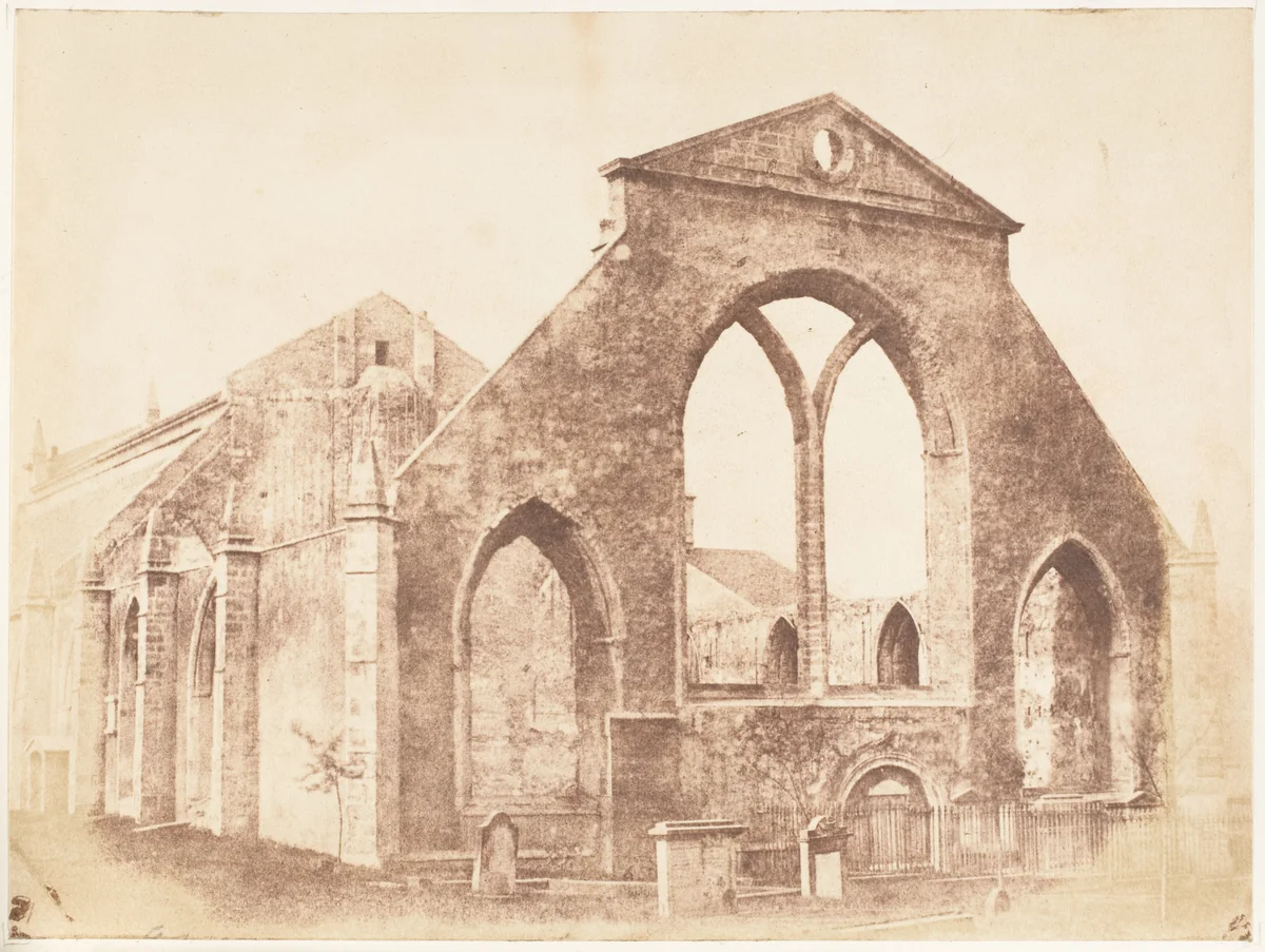 Edinburgh. Greyfriars' Churchyard by Hill and Adamson, photograph, 1843-1847