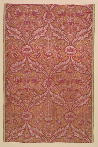 Textile with Flora by Unknown, textile, 1500-1599