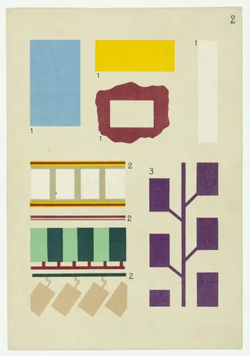 Gift 13: Paper Cutting (Kindergarten material based on the educational theories of Friedrich Froebel) by Hans Kappler, design, 1920