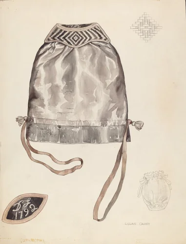 Bag by Lillian Causey, index of american design, 1937