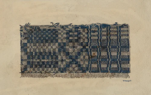 Homespun Wool by Raymond Manupelli, index of american design, 1938