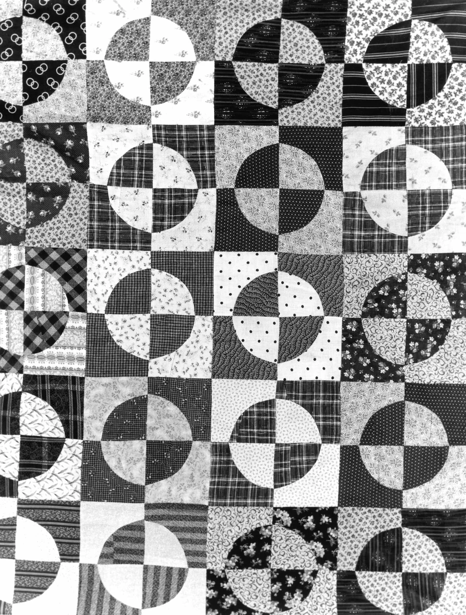 Bedcover (Unfinished Quilt Top) by United States, textile, 1825-1850