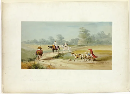 Native Traveling in India by Charles Lock Eastlake, painting, 1800-1899