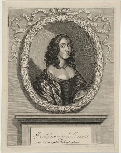 Anne, Duchess of Albemarle by William Faithorne, print, 1616-1691