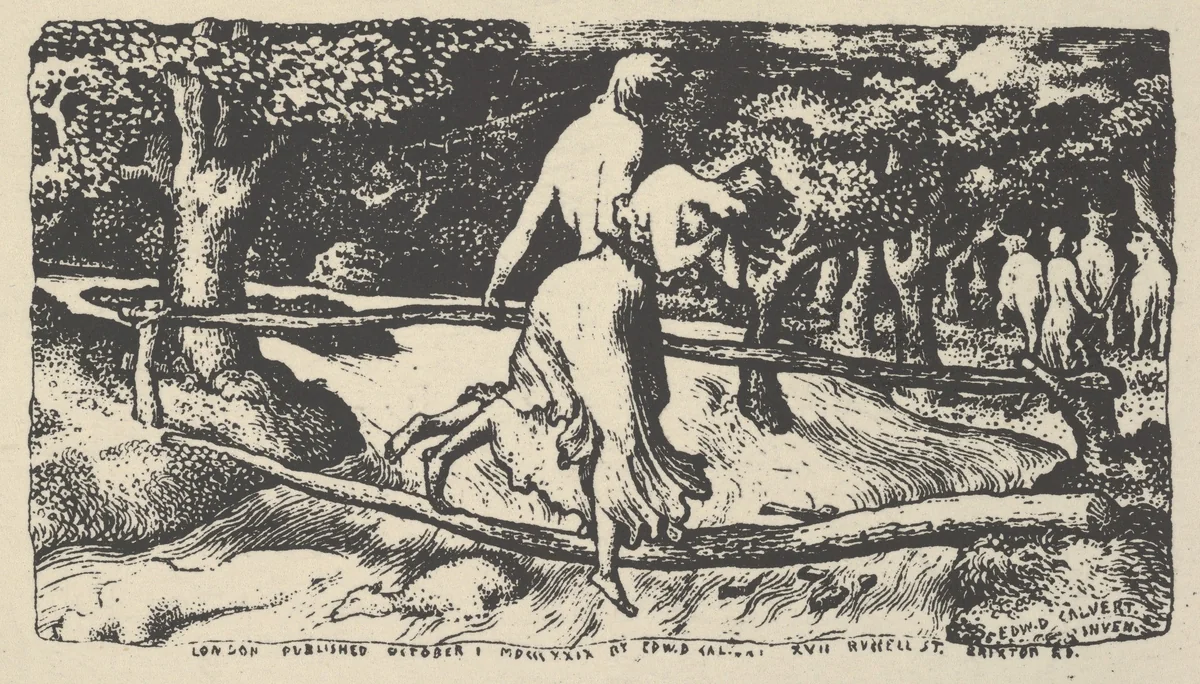 The Flood, reproduced for Calvert's "Memoir" by Edward Calvert, print, 1904