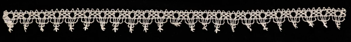 Bobbin Lace Edging of Points by Unknown, textile, 1540-1560