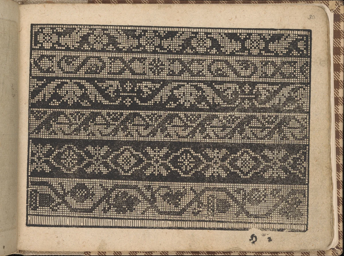 New Künstlichs Modelbuch (Page 30 recto) by Bernhard Jobin, book, 1600