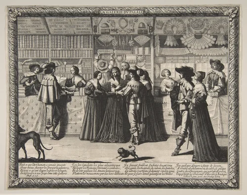 The Gallery of the Palace of Justice by Abraham Bosse, print, 1633-1643