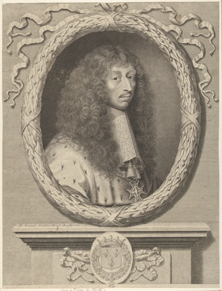 Louis II de Bourbon, Prince de Condé by Robert Nanteuil, print, 1662