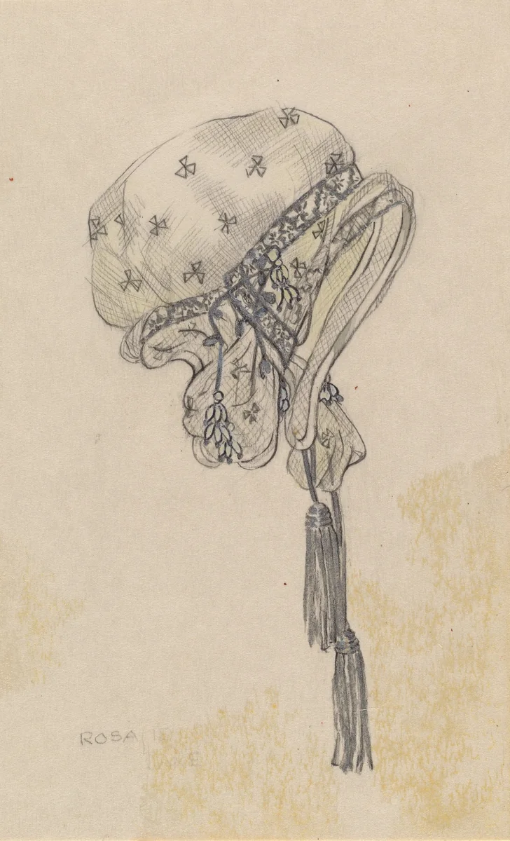 Cap by Rosalia Lane, index of american design, 1935-1942