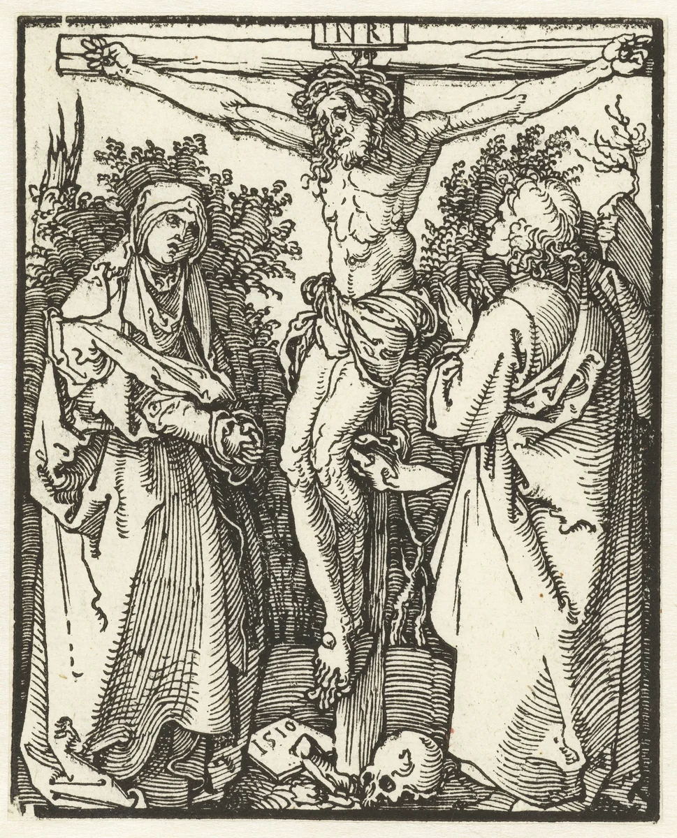 Kruisiging by Albrecht Dürer, print, 1510