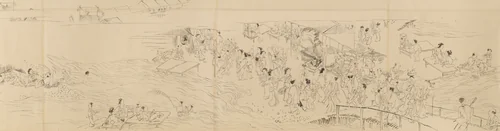 Amusements in Kyoto in the Four Seasons by Maruyama Ōkyo (円山応挙), painting, 1777-1783