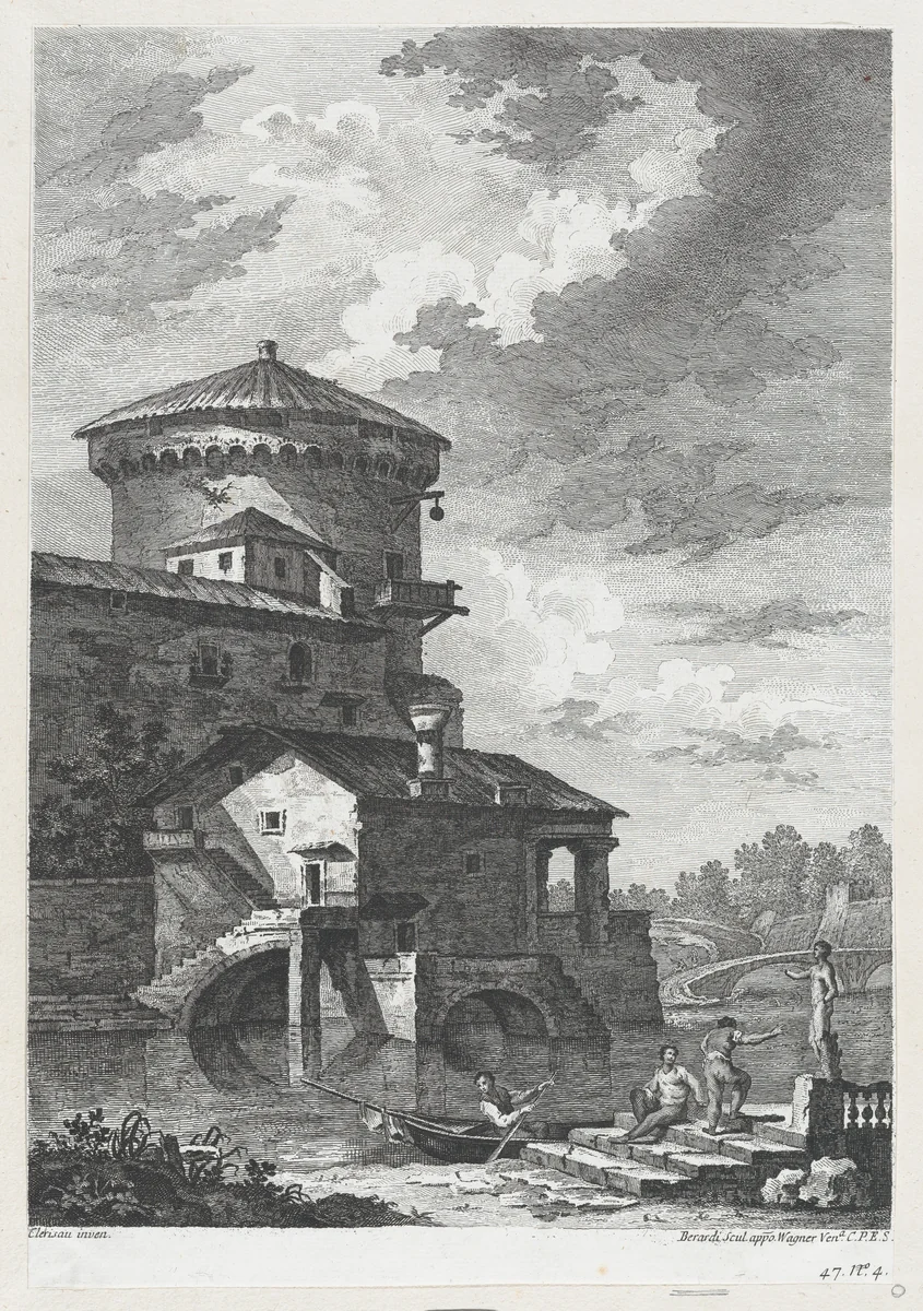 River Scene by Fabio Berardi, print, 1745-1775