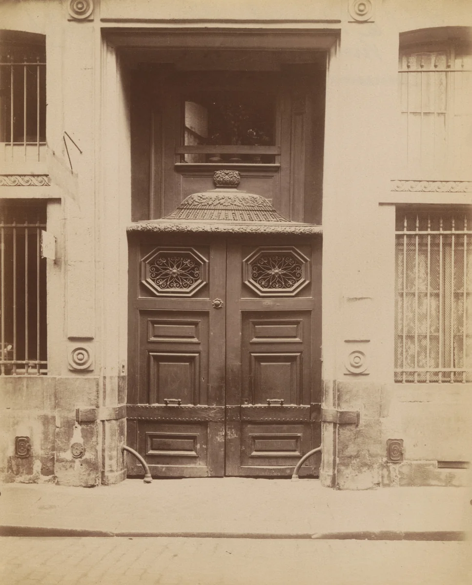Hôtel de Bouville, rue de Verneuil 13 et 15, ancienne Mairie du 10e arrondissement by Eugène Atget, photograph, 1902