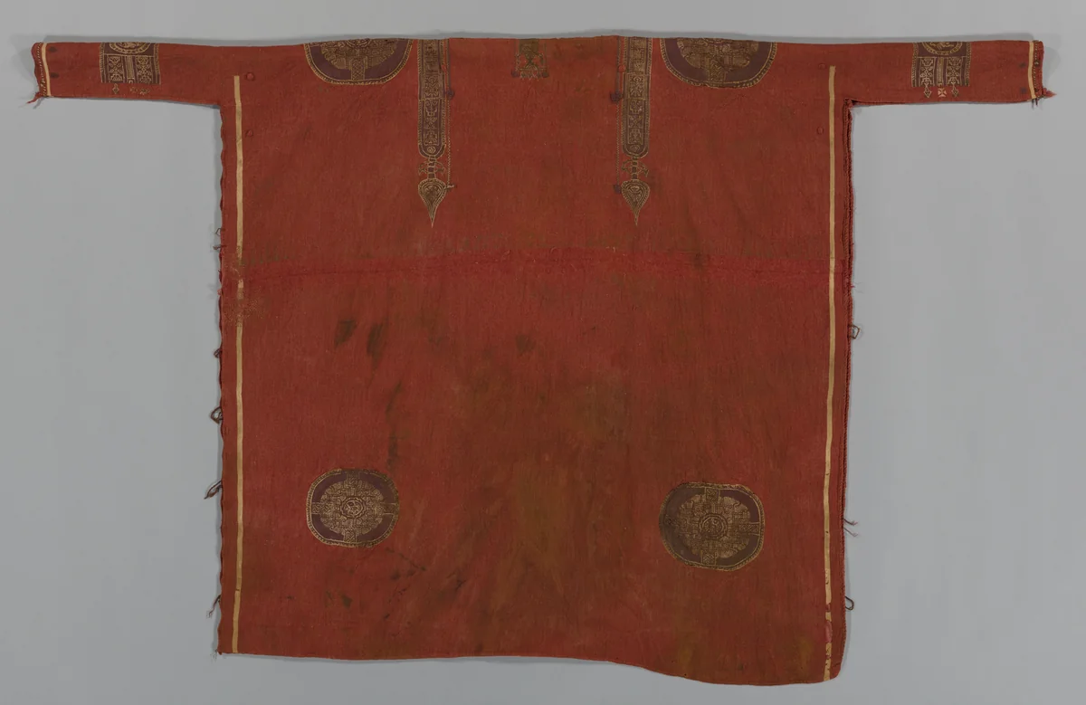 Luxurious Woolen Tunic with Decorated Bands and Roundels by Unknown, textile, 600-799