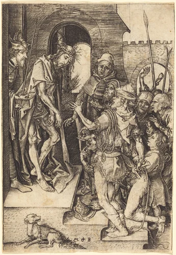 Ecce Homo by Martin Schongauer, print, 1480