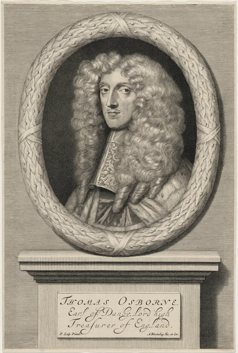 Thomas Osborne, First Duke of Leeds by Abraham Blooteling, print, 1640-1690