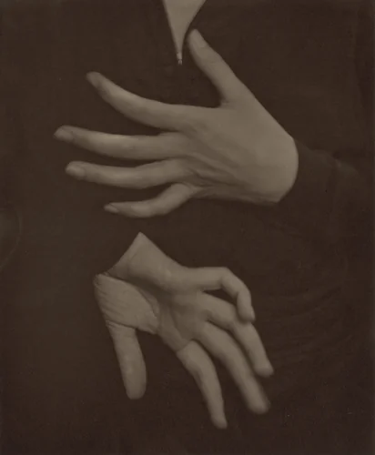 Georgia O'Keeffe—Hands by Alfred Stieglitz, photograph, 1919