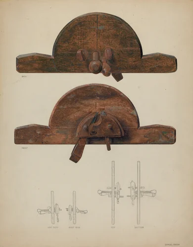 Groove Plane by Samuel Faigin, index of american design, 1937